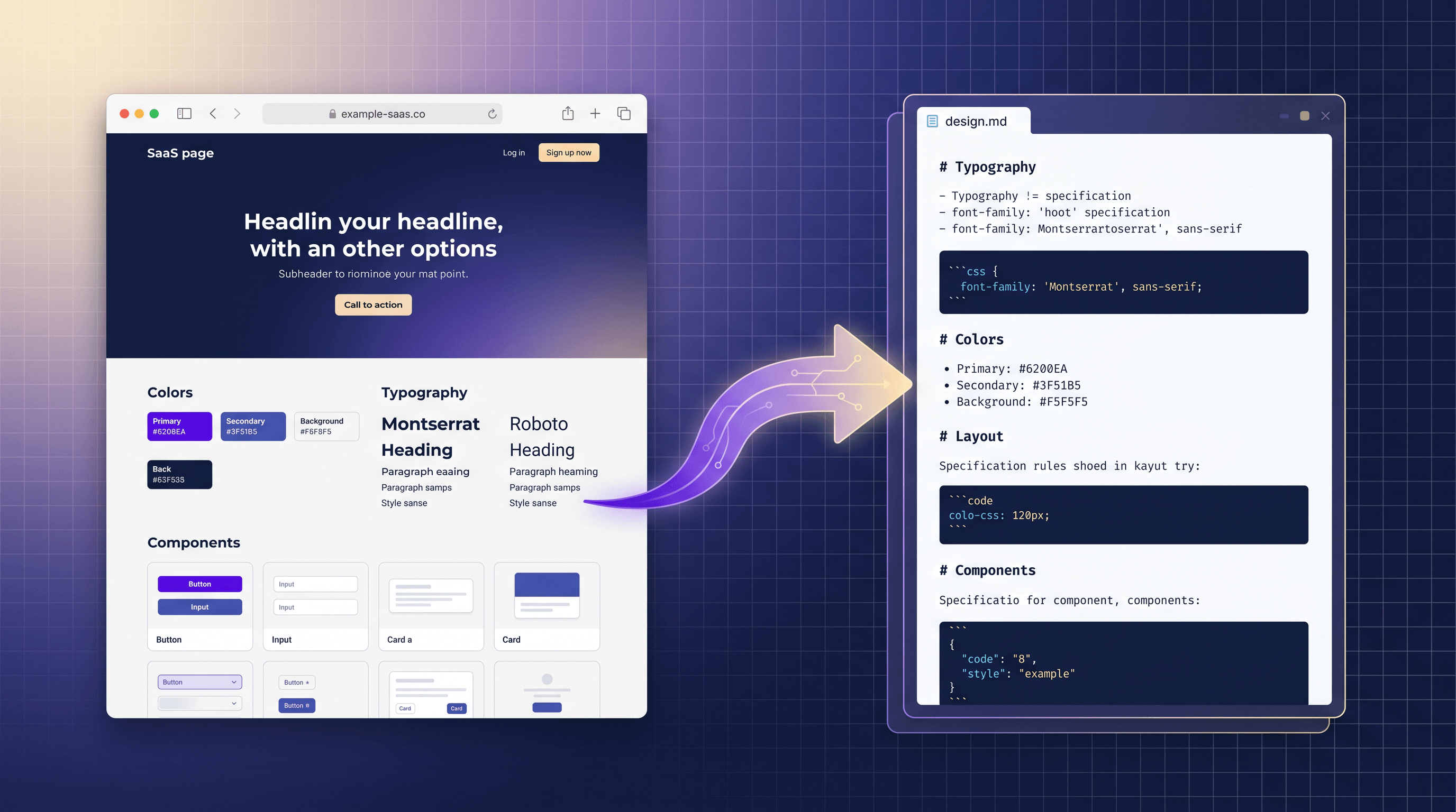 URL to Markdown vs DESIGN.MD:把网页抽成设计文档